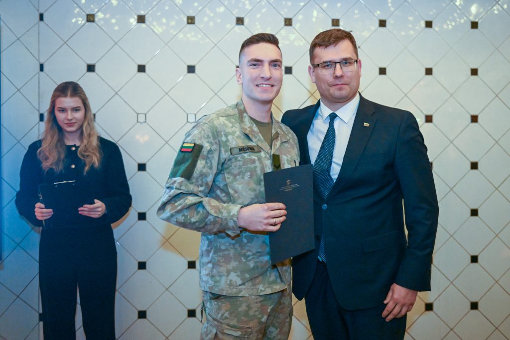 Winners of the Lithuanian Armed Forces in Photography 2024 Contest received the awards