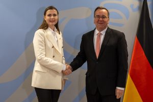  Minister of National Defence D. Šakalienė reached Lithuania’s largest deal to date, acquisition of Leopard tanks, in Berlin   