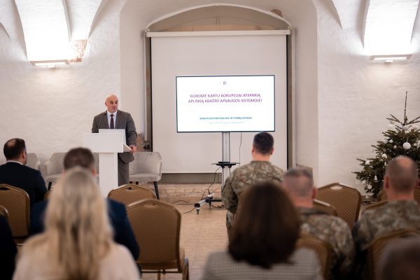  Atsparumo korupcijai stiprinimas: Tarptautinės antikorupcijos dienos minėjimas ministerijoje