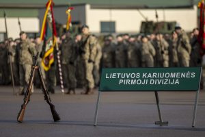  Lithuania re-establishes the 1st Division of the Lithuanian Armed Forces  