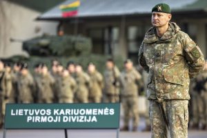  Lithuania re-establishes the 1st Division of the Lithuanian Armed Forces  