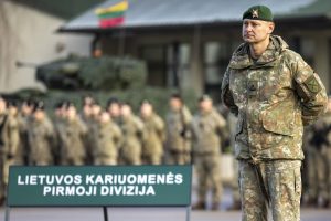  Lithuania re-establishes the 1st Division of the Lithuanian Armed Forces  