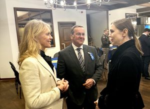  D. Šakalienė Ramšteine vykusiuose dvišaliuose susitikimuose: povandeninės kritinės infrastruktūros apsauga tampa prioritetu