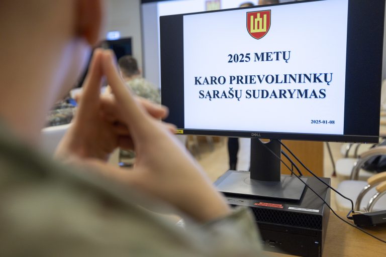 Sudarytas virš 25 tūkst. šaukiamųjų į nuolatinę privalomąją pradinę karo tarnybą sąrašas