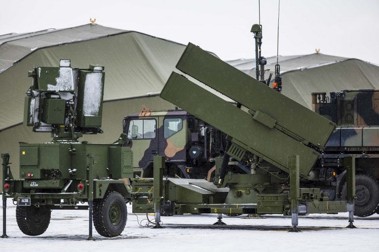 NATO oro gynybos rotacinio modelio įgyvendinimui Lietuvoje dislokuota Italijos oro gynybos sistema SAMP/T