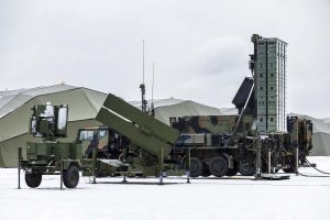  NATO oro gynybos rotacinio modelio įgyvendinimui Lietuvoje dislokuota Italijos oro gynybos sistema SAMP/T