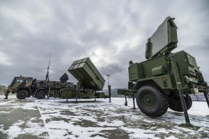  NATO oro gynybos rotacinio modelio įgyvendinimui Lietuvoje dislokuota Italijos oro gynybos sistema SAMP/T
