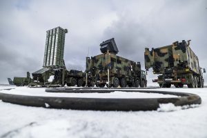  NATO oro gynybos rotacinio modelio įgyvendinimui Lietuvoje dislokuota Italijos oro gynybos sistema SAMP/T