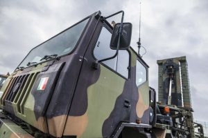  NATO oro gynybos rotacinio modelio įgyvendinimui Lietuvoje dislokuota Italijos oro gynybos sistema SAMP/T