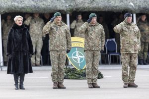 We are grateful to every Allied servicemember for contributing to Lithuania’s security, says Vice Minister of National Defence O. Mašalė