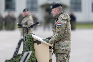  Krašto apsaugos viceministrė O. Mašalė: Esame dėkingi kiekvienam NATO sąjungininkų kariui, kuris prisideda prie Lietuvos saugumo