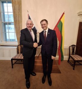  Viceministras K. Aleksa Jungtinėje Karalystėje: stiprūs aljansai, stipri Europa ir stipri lyderystė yra svarbūs kaip niekada anksčiau