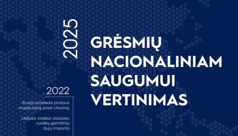 Lietuvos saugumo situacija – naujausiame Lietuvos žvalgybos grėsmių vertinime