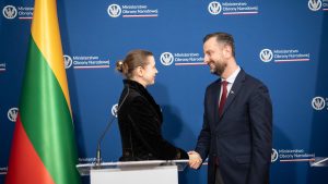  Ministrė D. Šakalienė Lenkijoje: neturime jokio pagrindo manyti, jog rusija atsisakys savo imperinių planų
