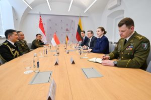  Lietuvoje pirmą kartą su oficialiu vizitu lankėsi Singapūro Respublikos kariuomenės vadas