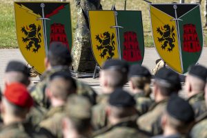  Vokietijos 45-oji brigada pradeda veiklą Lietuvoje, įsikuria Nemenčinėje