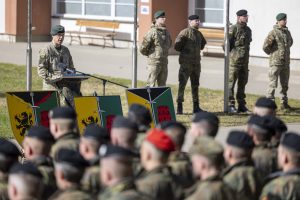  Vokietijos 45-oji brigada pradeda veiklą Lietuvoje, įsikuria Nemenčinėje