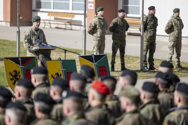  The 45th German Brigade kicks off in full headquarters capability in Nemenčinė