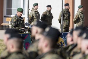  Vokietijos 45-oji brigada pradeda veiklą Lietuvoje, įsikuria Nemenčinėje