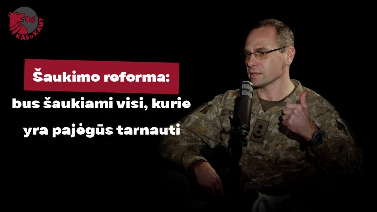 Plk. ltn. D. Čyžius: naujoji šaukimo sistema jaunuoliams suteikia daugiau aiškumo