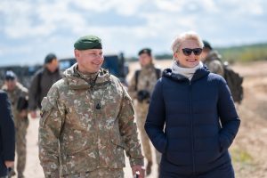  Exercise Iron Wolf 2025-I is a practical proof of acting together in collective defence, says D. Šakalienė