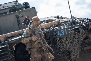  Exercise Iron Wolf 2025-I is a practical proof of acting together in collective defence, says D. Šakalienė