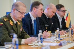  There is no stronger signal to Moscow than the U.S. flag flying beside our military units, says Vice Minister K. Aleksa