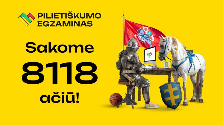 Antrąkart organizuotame Pilietiškumo egzamine – daugiau nei 8 tūkst. aktyvių tautiečių
