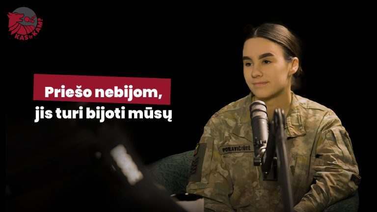 Kariūnė apie studijas Lietuvos karo akademijoje: mokomės vadovauti mūšyje ir ginti Lietuvą