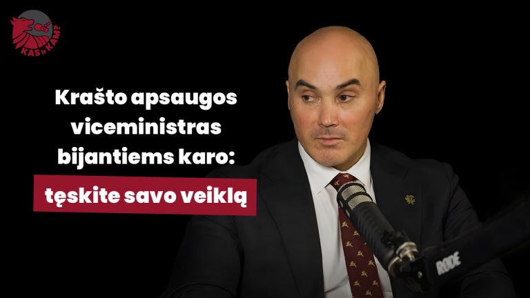 Viceministras T. Godliauskas: valstybės gynyba priklauso ne tik nuo ginklų kiekio, bet ir nuo piliečių valios