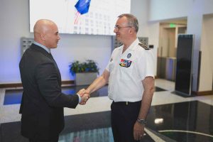  Cybersecurity and strengthening civil-military cooperation are the two factors that play a significant role in enhancing total defence, says Vice Minister of National Defence T. Godliauskas  
