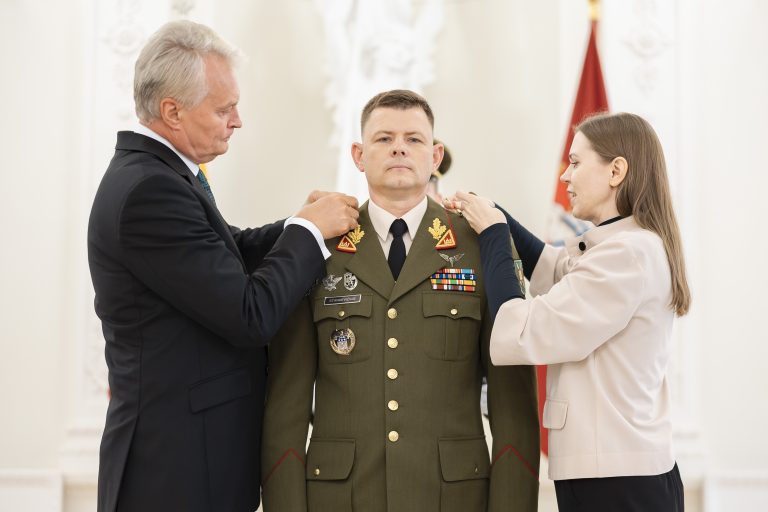 Pulkininkui Nerijui Stankevičiui suteiktas brigados generolo laipsnis