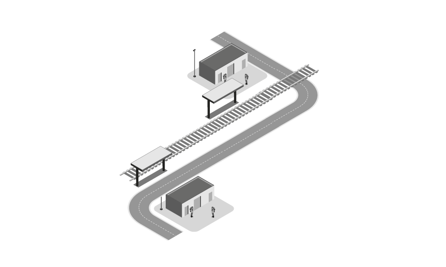 kelių ir geležinkelių infrastruktūra