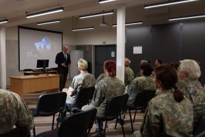  Specialiuose kursuose pedagogams apsilankęs viceministras T. Godliauskas: mokytojai – svarbi grandis patriotiškų piliečių rengime