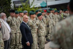  Lietuvos kariuomenės Mokymo ir doktrinų valdybai vadovaus brg. gen. Ž. Gaubys