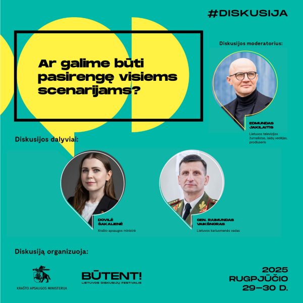  Nuo gynybos be pamokslų iki „Make russia small again?“: KAM kviečia dalyvauti diskusijų festivalyje BŪTENT!