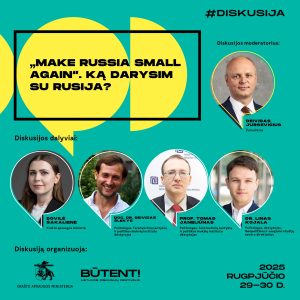  Nuo gynybos be pamokslų iki „Make russia small again?“: KAM kviečia dalyvauti diskusijų festivalyje BŪTENT!