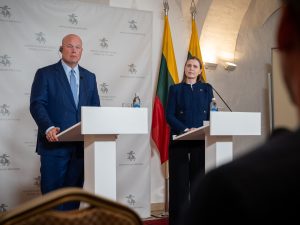  D. Šakalienė su M. Whitakeriu aptarė galimus papildomus pajėgumus Lietuvos oro gynybos stiprinimui