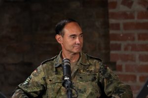Brigados generolas David Markus (KAM – št. srž. A. Čemerkos nuotr.) Vokietijos generolas apie pereinamąjį laikotarpį: 6 000 kovinės parengties Vokietijos karių Lietuvoje – per kelias dienas