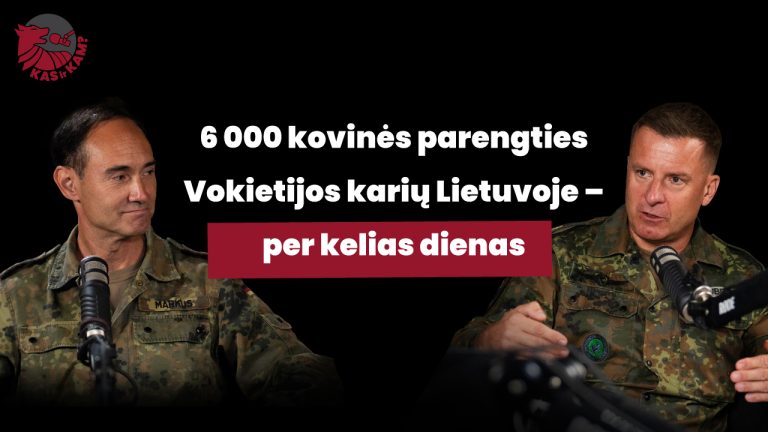 Vokietijos generolas apie pereinamąjį laikotarpį: 6 000 kovinės parengties Vokietijos karių Lietuvoje – per kelias dienas