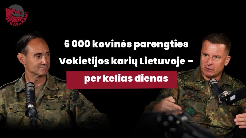 Vokietijos generolas apie pereinamąjį laikotarpį: 6 000 kovinės parengties Vokietijos karių Lietuvoje – per kelias dienas