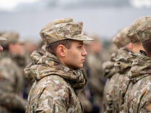  We take an active role in collective defence, says Minister D. Šakalienė at a unit deployment to Kosovo ceremony