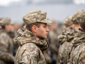 We take an active role in collective defence, says Minister D. Šakalienė at a unit deployment to Kosovo ceremony