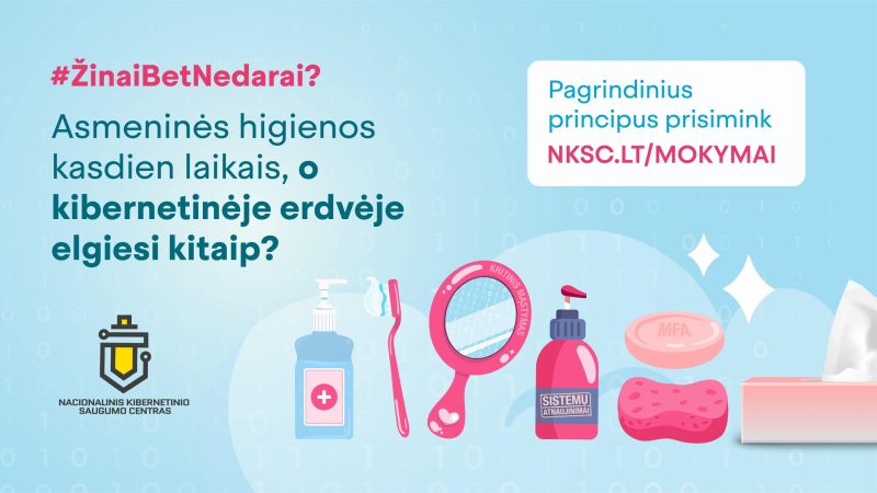 NKSC blokuoja kenkėjiškas svetaines, bet gyventojams vis dar trūksta kibernetinės higienos
