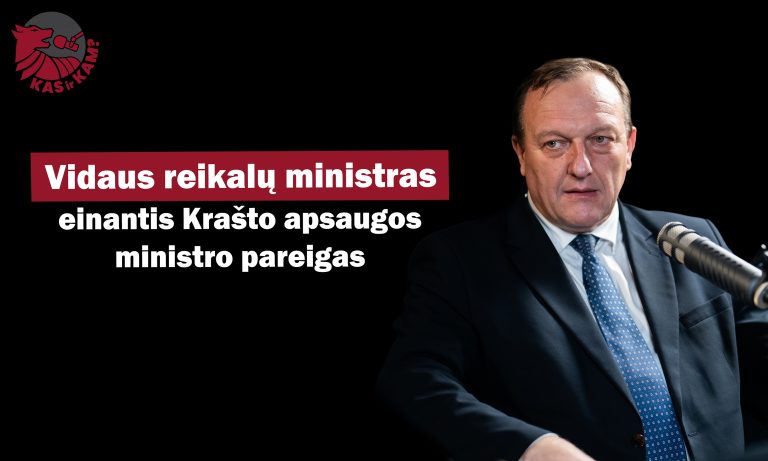 Laikinasis krašto apsaugos ministras V. Kondratovičius: atsparumas hibridiniams veiksmams yra bendras reikalas