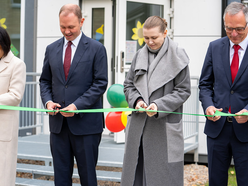 Vilniuje iškilmingai atidaryta mokykla vokiečių karių vaikams