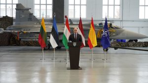  Pasikeitė NATO oro policijos misiją Baltijos šalyse vykdantys kariniai kontingentai – Ispanija pradeda 70-ąją misiją