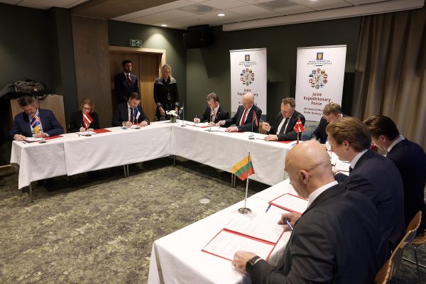  Vice Minister T. Godliauskas claims continued focus on strengthening cooperation with Ukraine at the JEF meeting