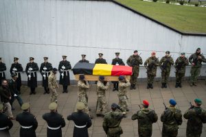  Pagerbtas ir išlydėtas Lietuvoje miręs Belgijos karys
