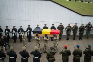  Pagerbtas ir išlydėtas Lietuvoje miręs Belgijos karys